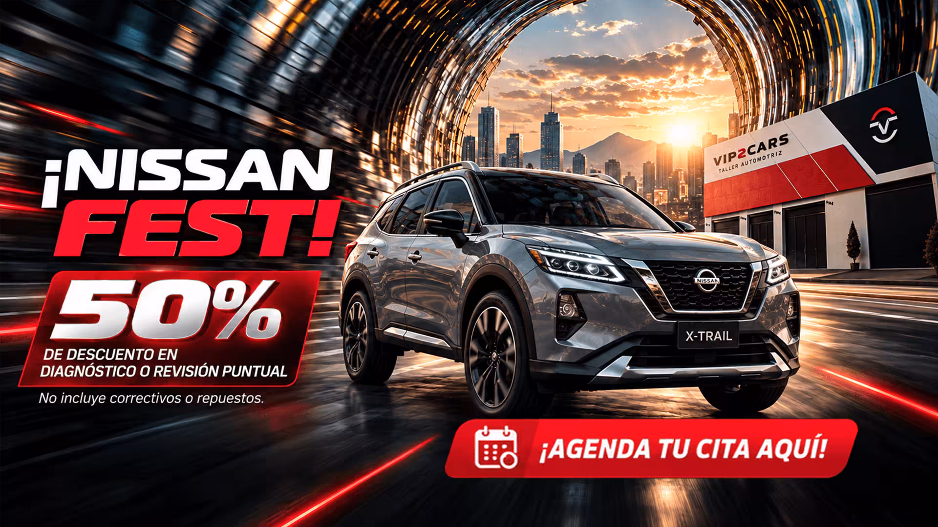 Nissan Fest 50% Diagnostico y revisión puntual
